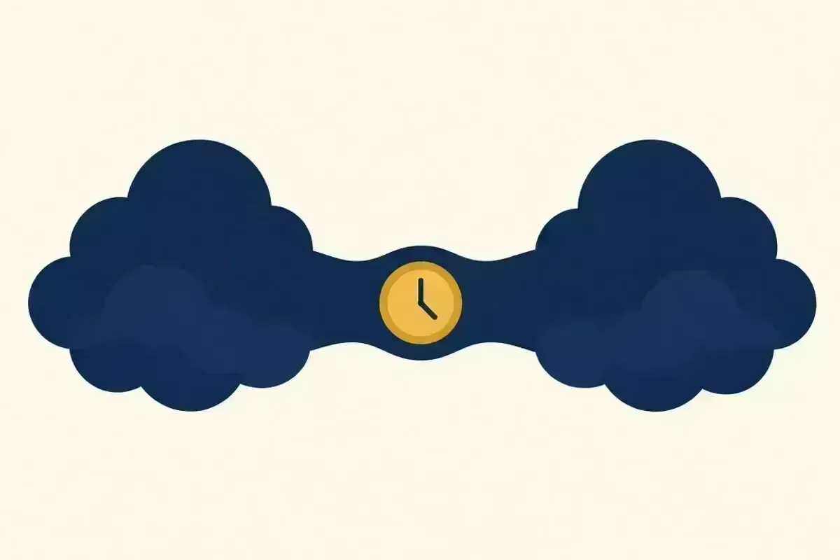 A domain switching between two Microsoft 365 accounts at a scheduled time